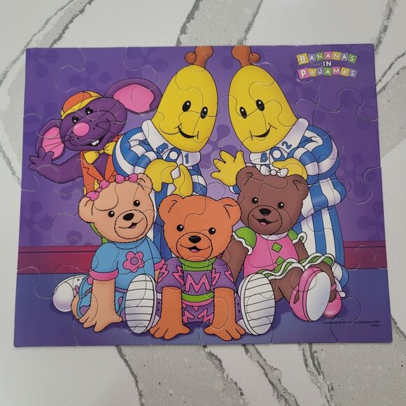 Vintage Bananas In Pajamas 24-Piece Puzzle 12.5" x 15" Complete. 90s nostalgic - Picture 2 of 6